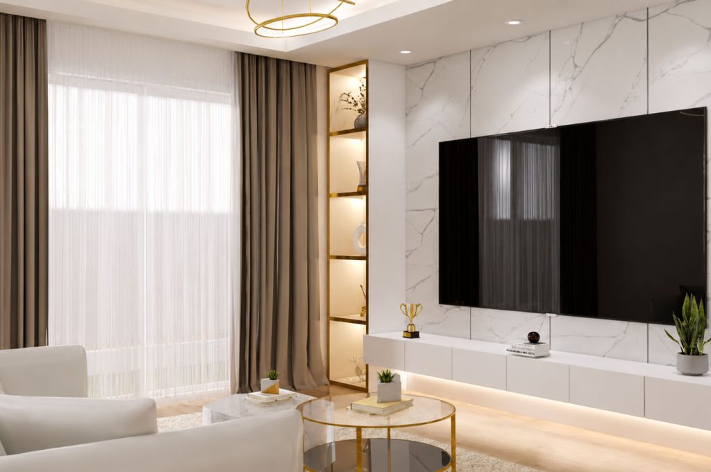 7 Cara Membuat Desain Ruang TV yang Nyaman 1 membuat desain ruang tv