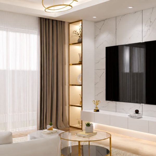 membuat desain ruang tv